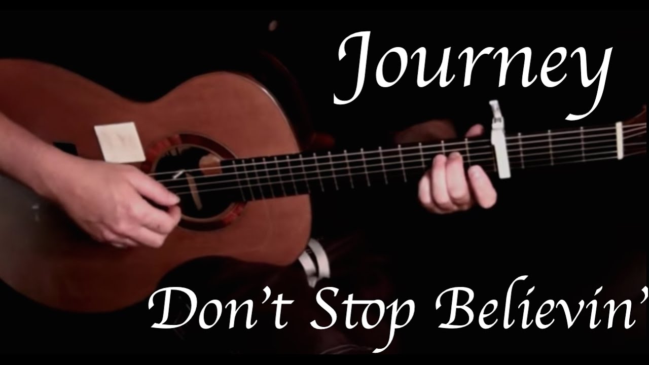 Kelly Valleau - Don't Stop Believin' (Journey) - Fingerstyle Guitar