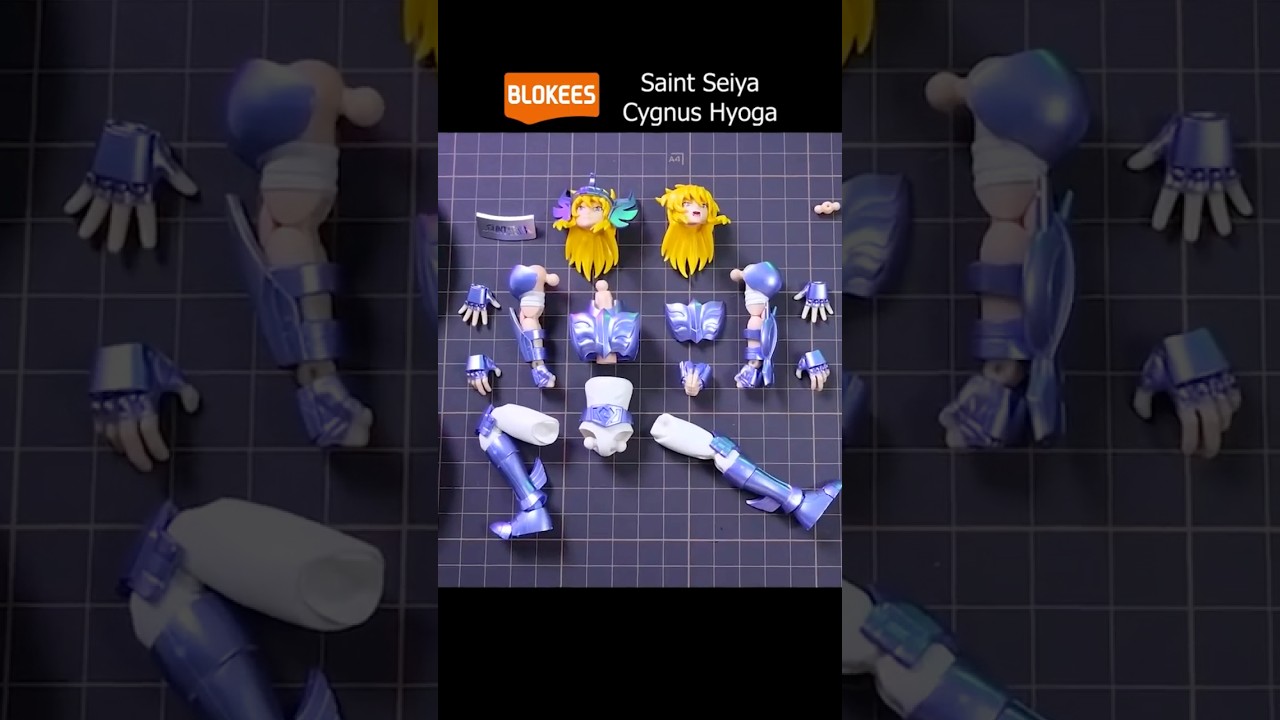Blokees Saint Seiya Champion Class 07 :  Cygnus Hyoga New Collection!! (ASMR : Full Speed Build)