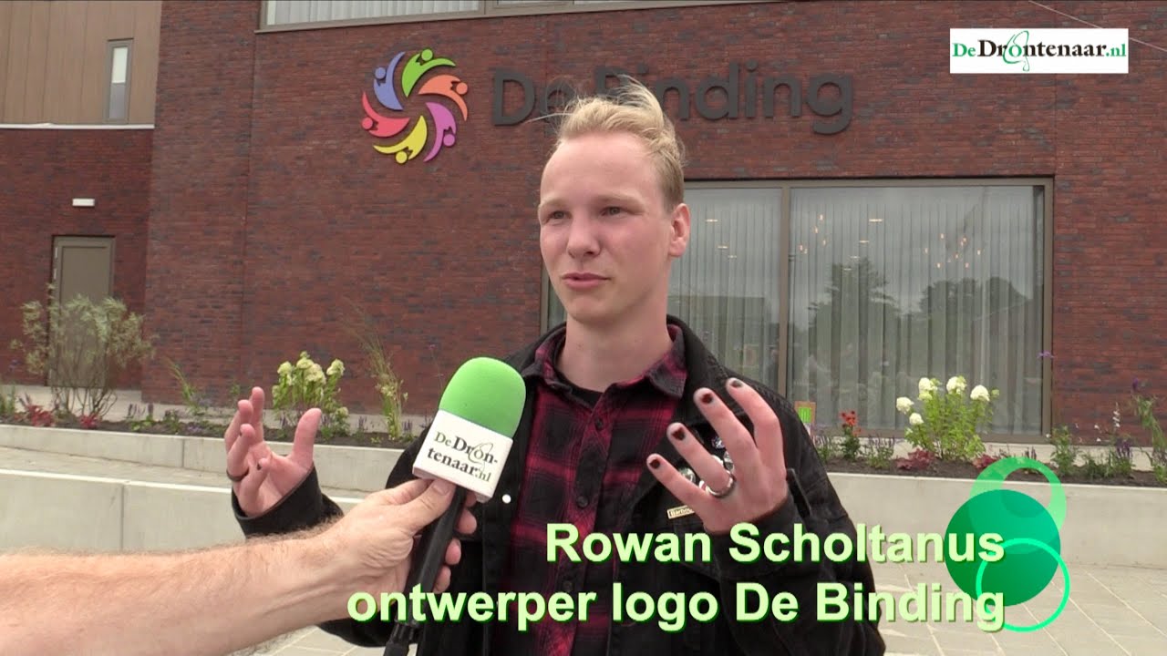 Rowan Scholtanus, ontwerper logo De Binding in Biddinghuizen