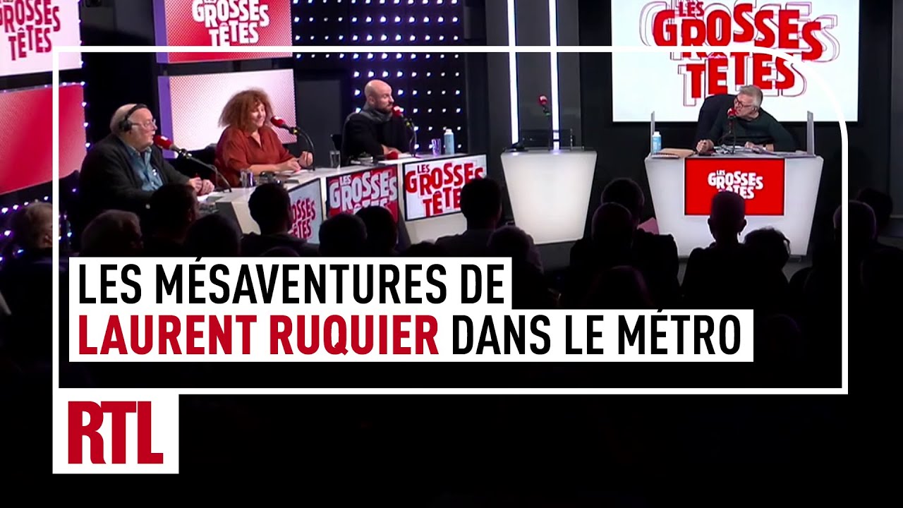 Les Grosses T&ecirc;tes : Laurent Ruquier dans le m&eacute;tro