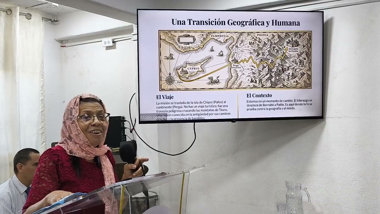 El Dios que teje la Historia. Libro de los Hechos capitulo 13:13-25.Pastora Maura de Ruiz.