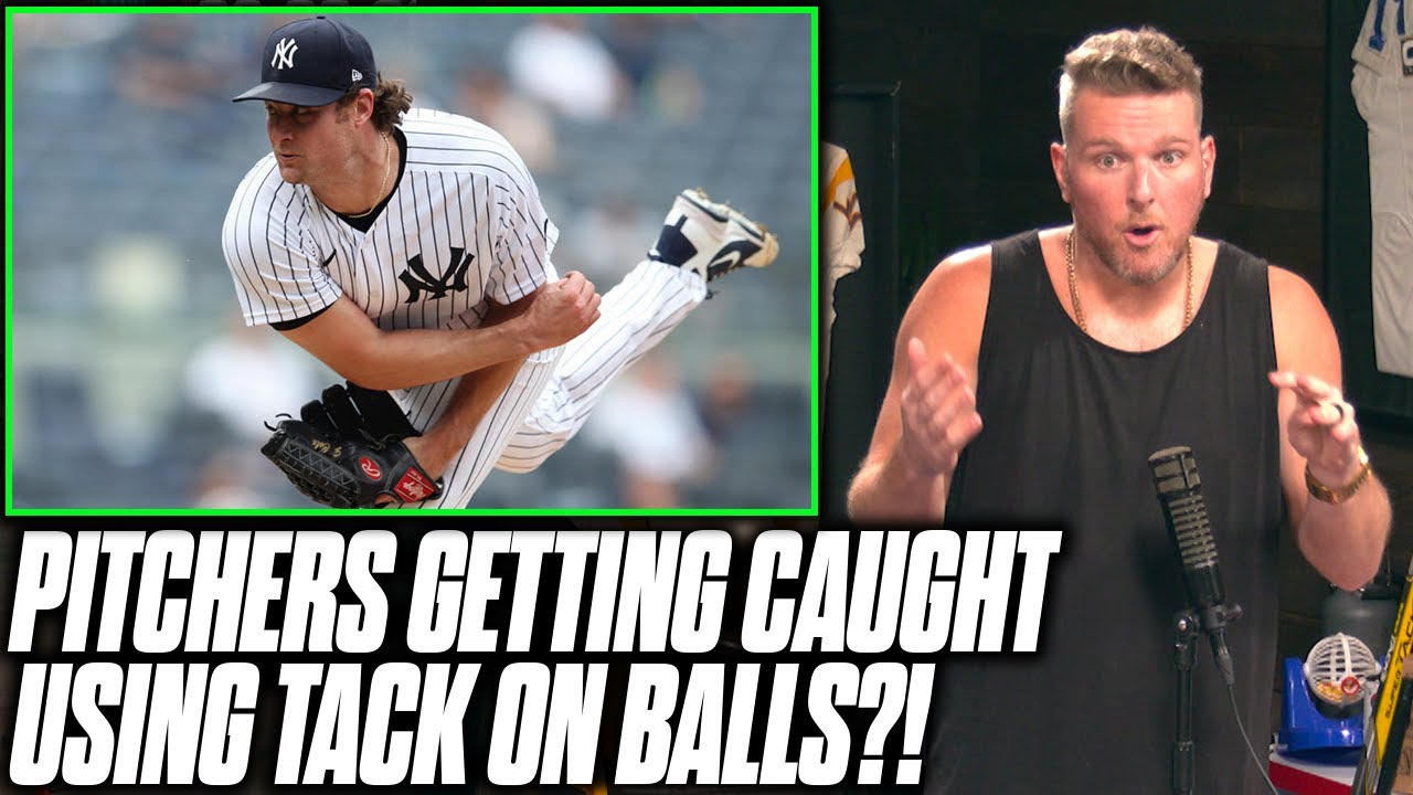 Pat McAfee Reacts: MLB Pitchers Are All Getting Caught Using Tack On Balls