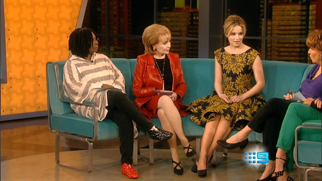 Dianna Agron Interview on The View - April 9 2012