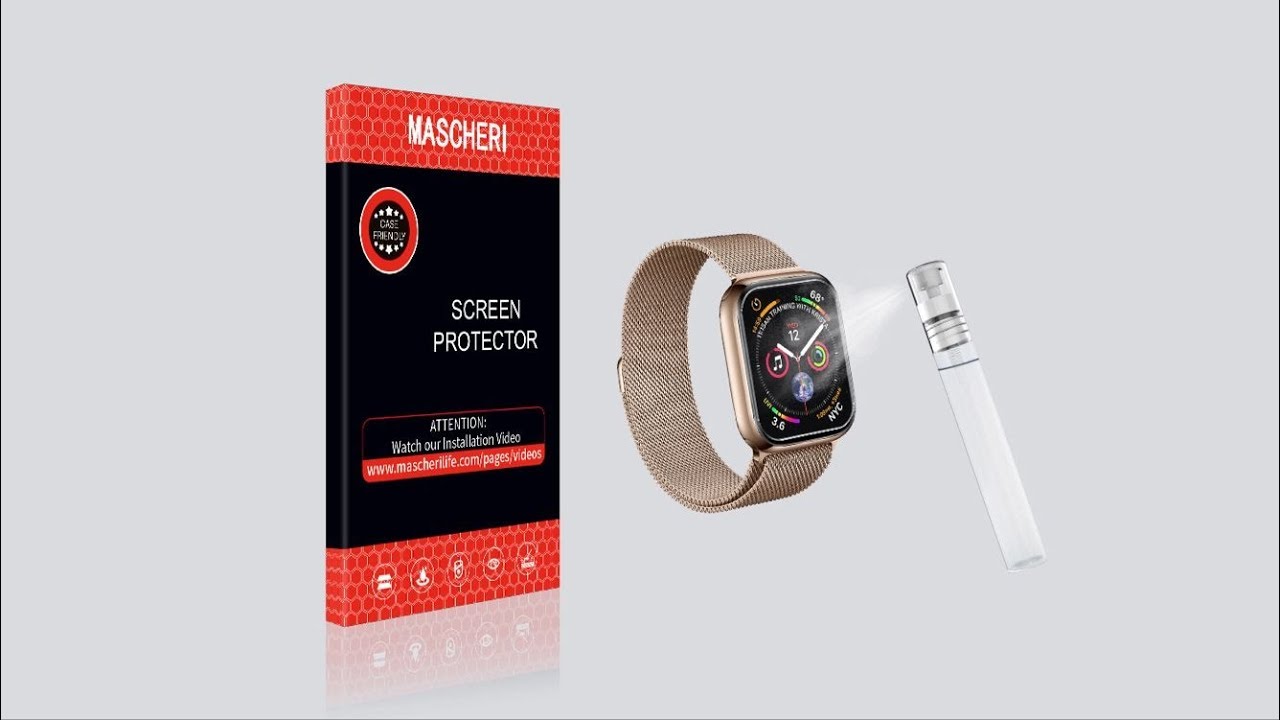 [EN] MASCHERI Liquid Skin Screen Protector Wet Installation for Apple Watch