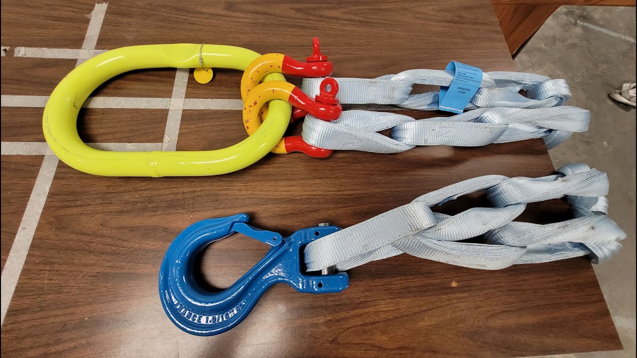 Tycan Synthetic Chain - Dyneema Fabric Chain Slings and Bridles (Green Pin Tycan, Doleco DoNova)