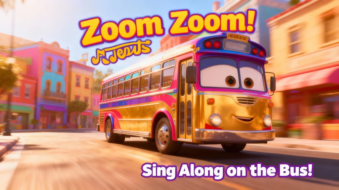 🎵 The Wheels on the Bus Go Zoom-Zoom-Zoom