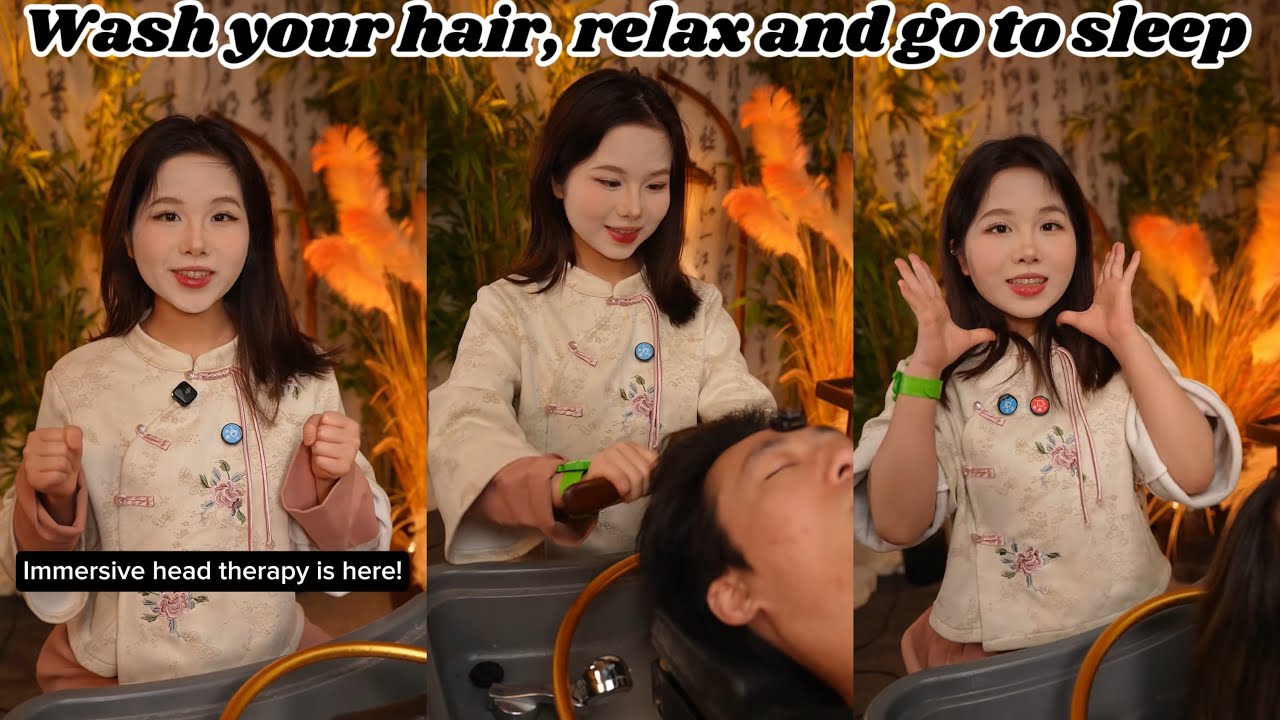 Wash your hair, relax and go to sleep 