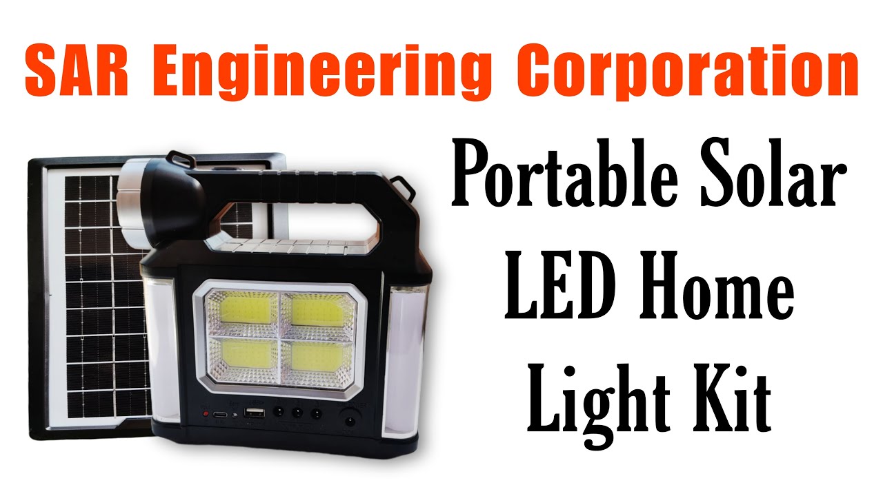 Portable Solar Led Home Light Kit / Sar Engineering Corporation