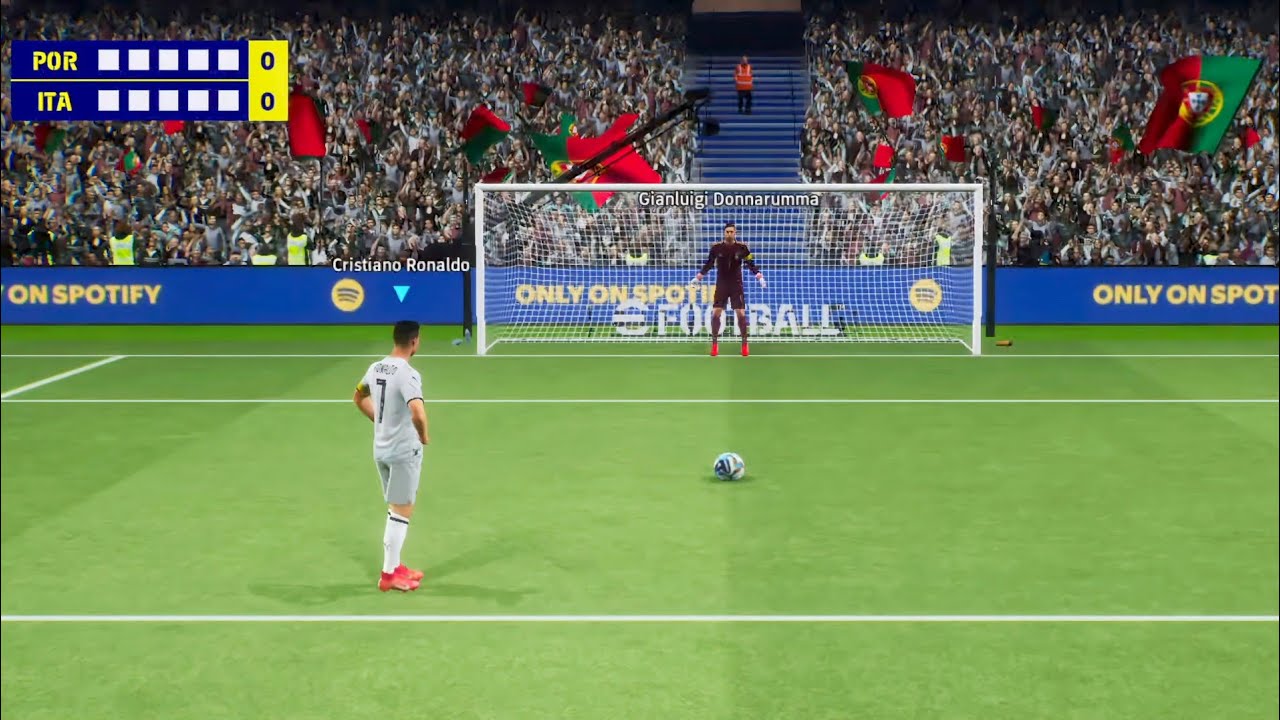 Penalties : Portugal v Italy