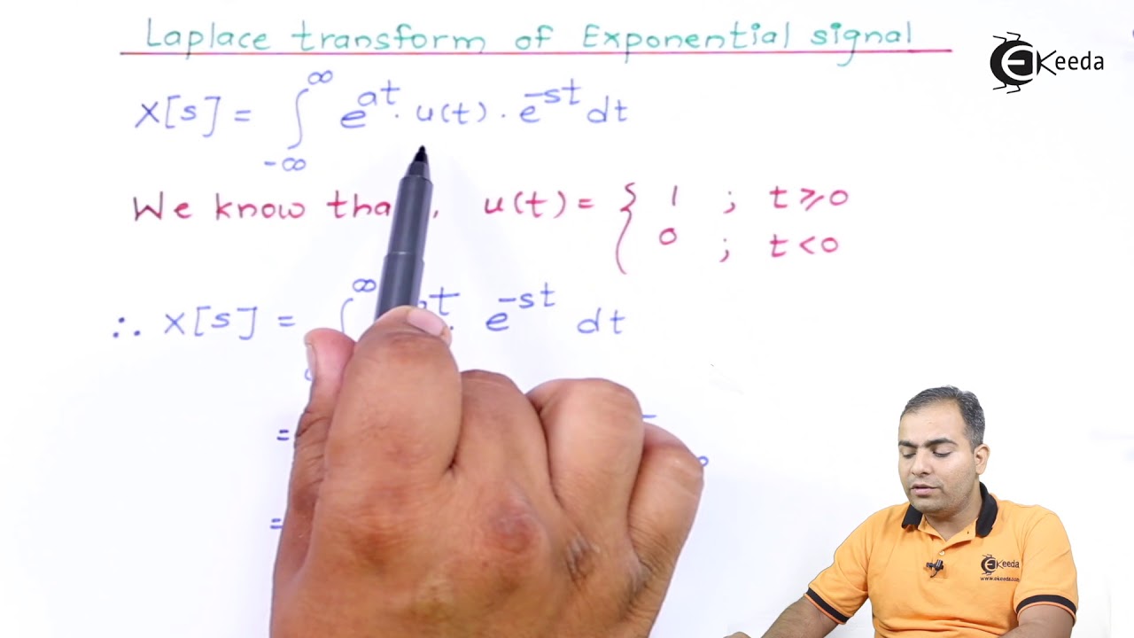 Laplace Transform of Exponential Signal | Laplace Transform | Signals and Systems