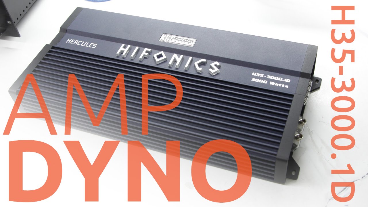 Hifonics H35-3000.1D Amplifier Dyno Test | SMD D'Amore AD-1