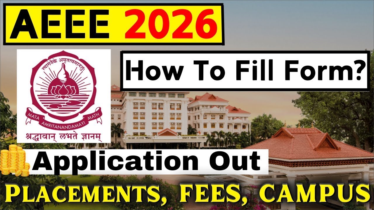 How To Fill AEEE 2026 Application Form | How To Fill Amrita University B.Tech 2026 Application Form
