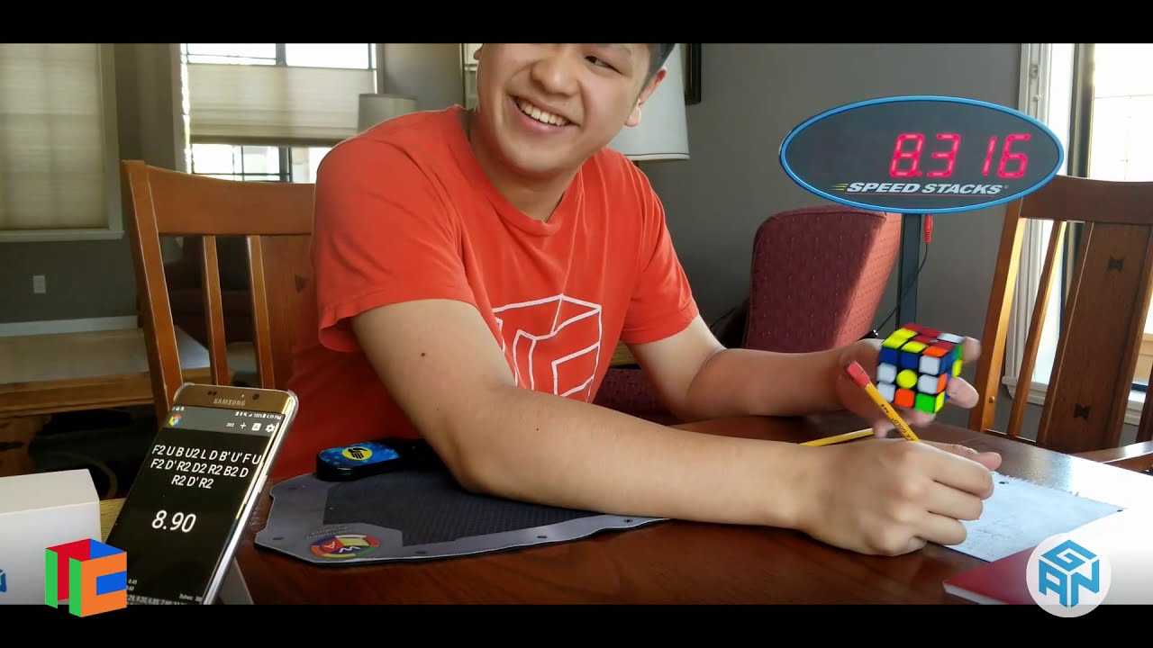[6.17] ao100 Rubik's Cube 3x3 - GANX S