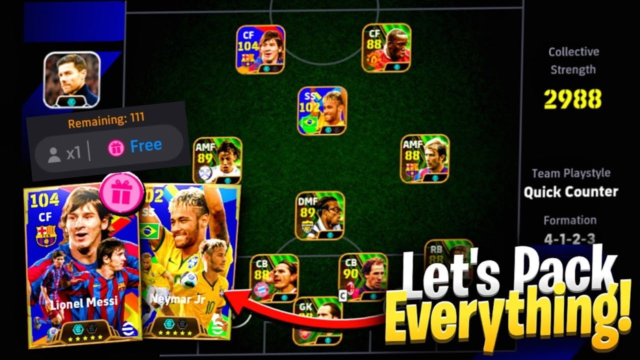 ДАВАЙТЕ СОБРАТЬ ВСЕ 😍🔥110 БЕСПЛАТНЫХ ПОПЫТОК В eFootball 2025