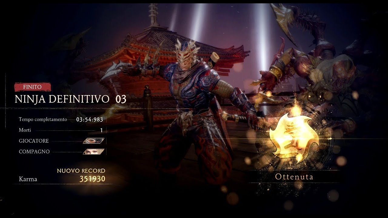 NINJA GAIDEN 2 Black - NEW Tag Mission (UN3) : Ultimate Ninja 03 - My First Completion