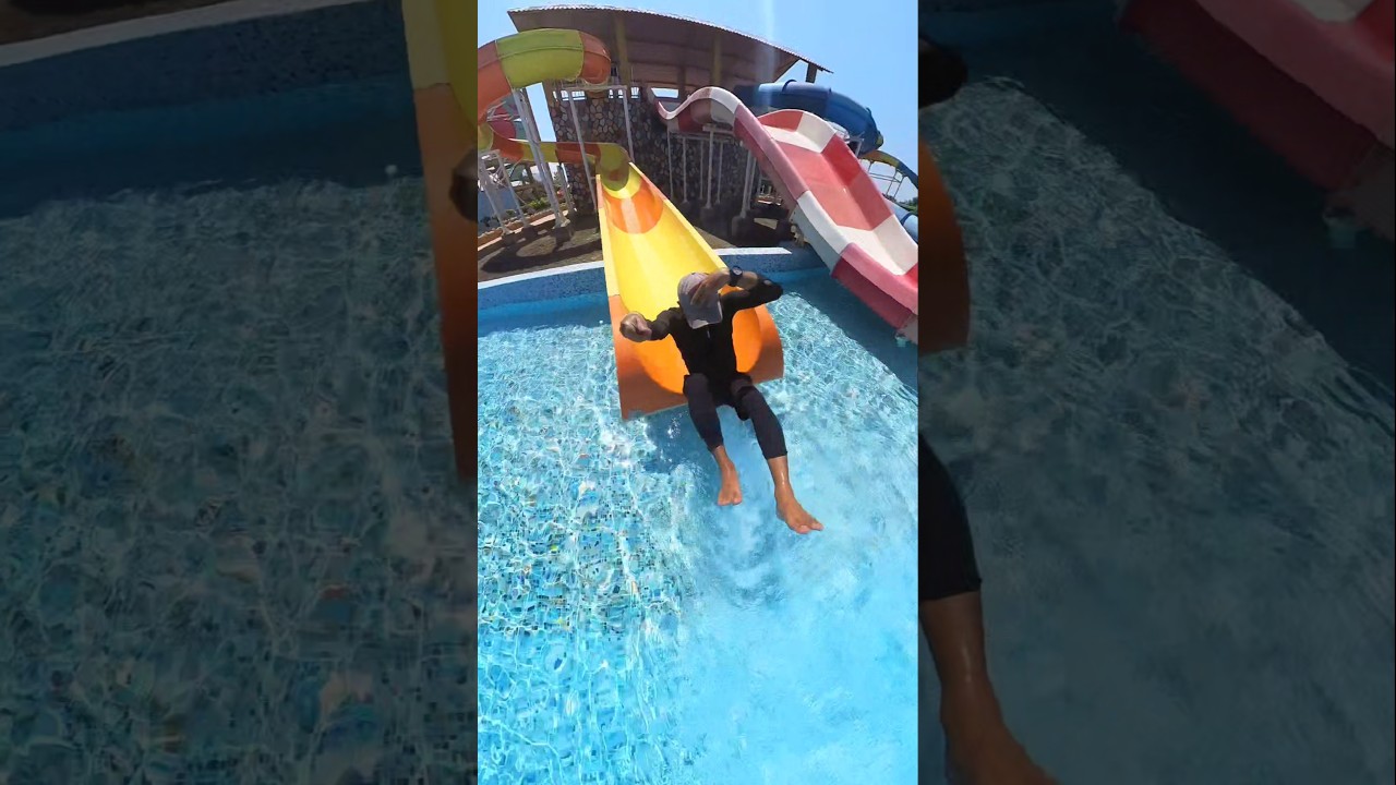 Water Slide at Wet n Wild Waterpark Sasangir Junagadh #waterpark #waterslide