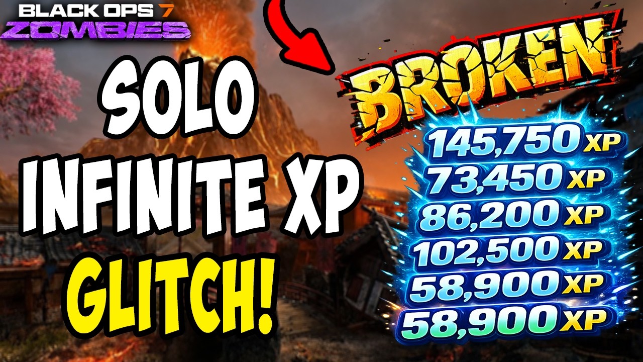 UPDATED BO7 SOLO XP GLITCH! + FAST WEAPON XP FARM AFTER PATCH! (BO7 Zombies)