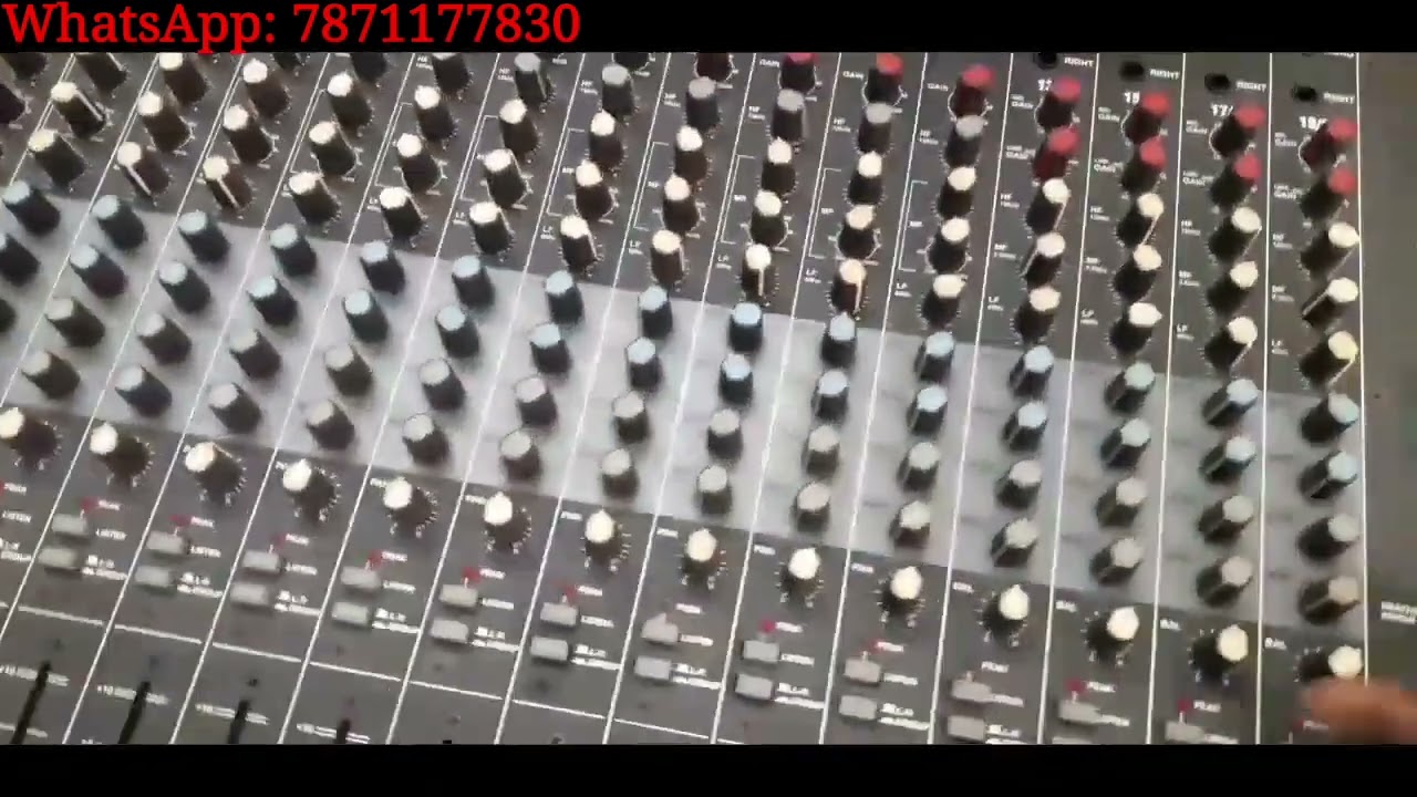 studiomaster platinum professional audio mixer( repair) service..  cell : 7871177830