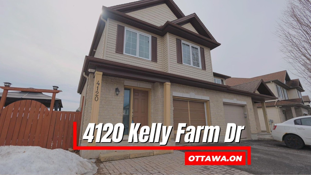 Modern & Elegant Corner lot Semi in the heart of Findlay creek