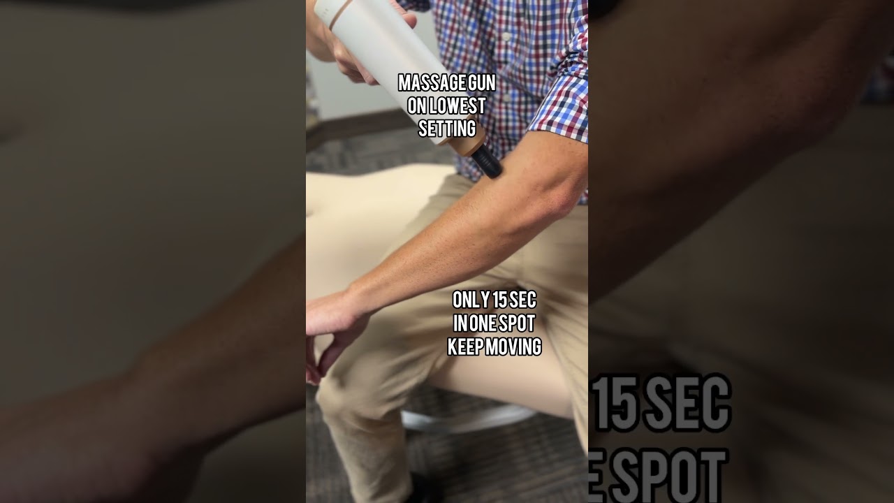 Mastering Massage Gun Techniques for Tennis Elbow | Dr. Steve K's Wellness Guide