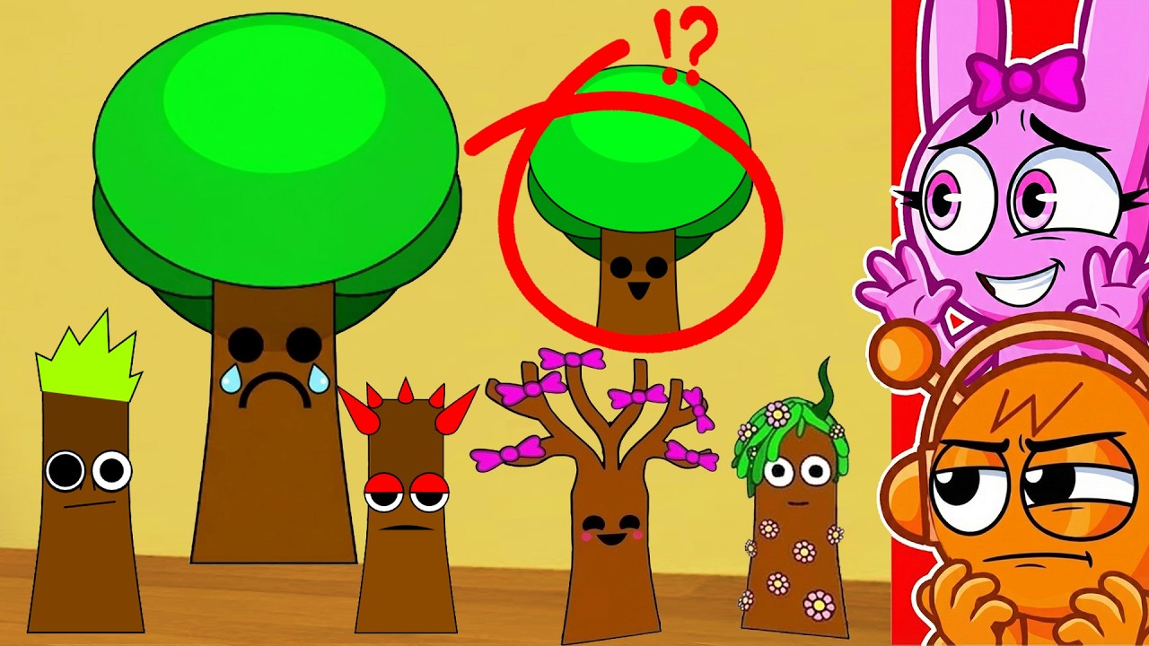 Sprunki Señor Árbol quiere que encuentre a sus hijos desaparecidos 😱