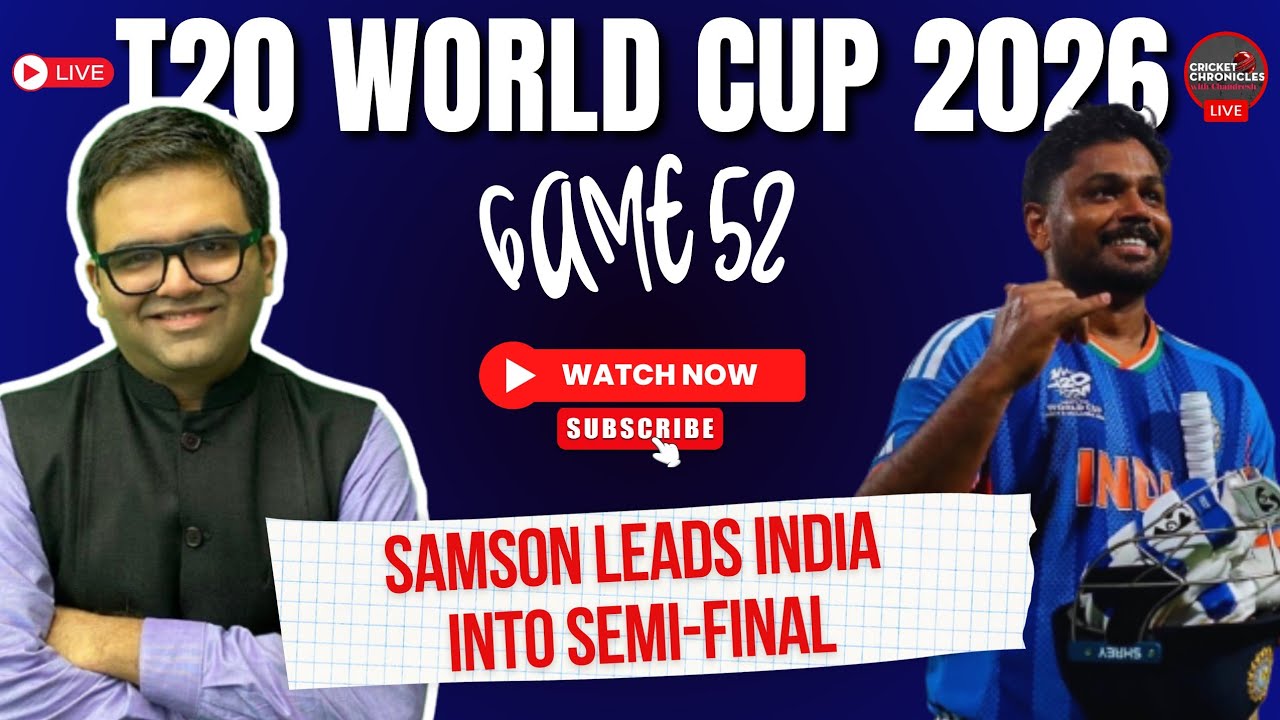 T20 World Cup 2026, Game 52: Samson special leads India into semi-final, sets up date with England