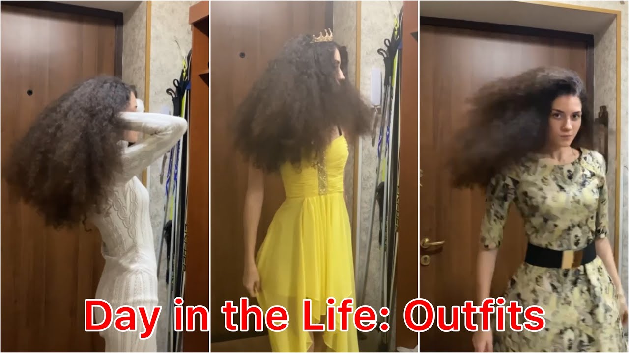 Daily in the Life with Brushed Curls featuring Julie getting dressed for a party