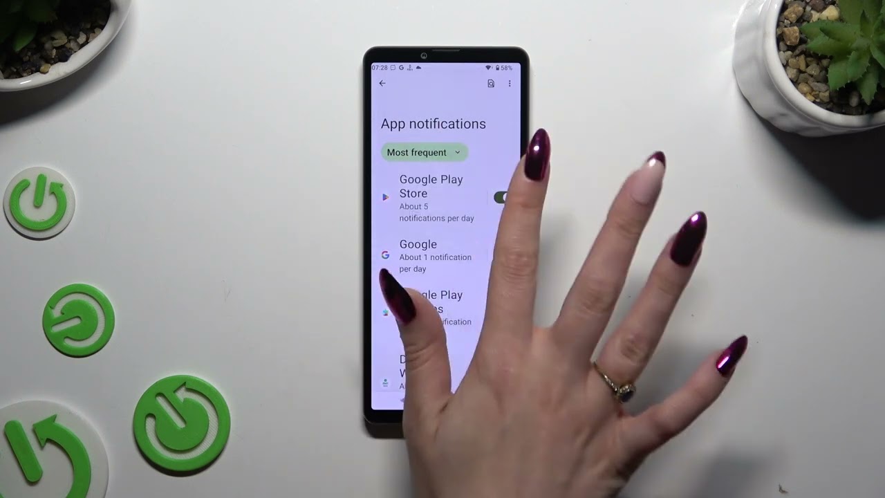 Sony Xperia 10 VI - How to Turn ON/OFF App Notifications | Manage Notifications