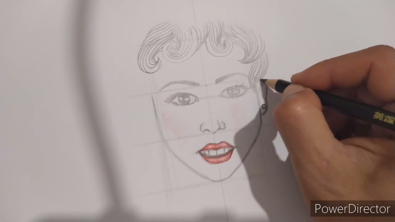 رسم فتاة بطريقة مبسطة و سهلة