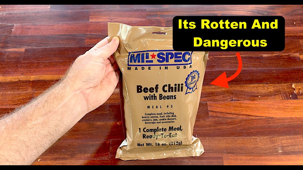 The Worst MRE Chili You have Ever Seen ...2012 Mil*Spec Ration