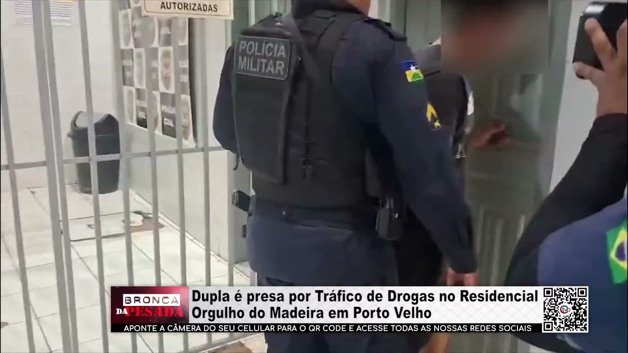 Dupla é presa por Tráfico de Drogas no Residencial Orgulho do Madeira em Porto Velho