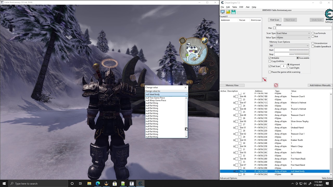 Fable Anniversary Cheat Engine Trainer 2021 Update