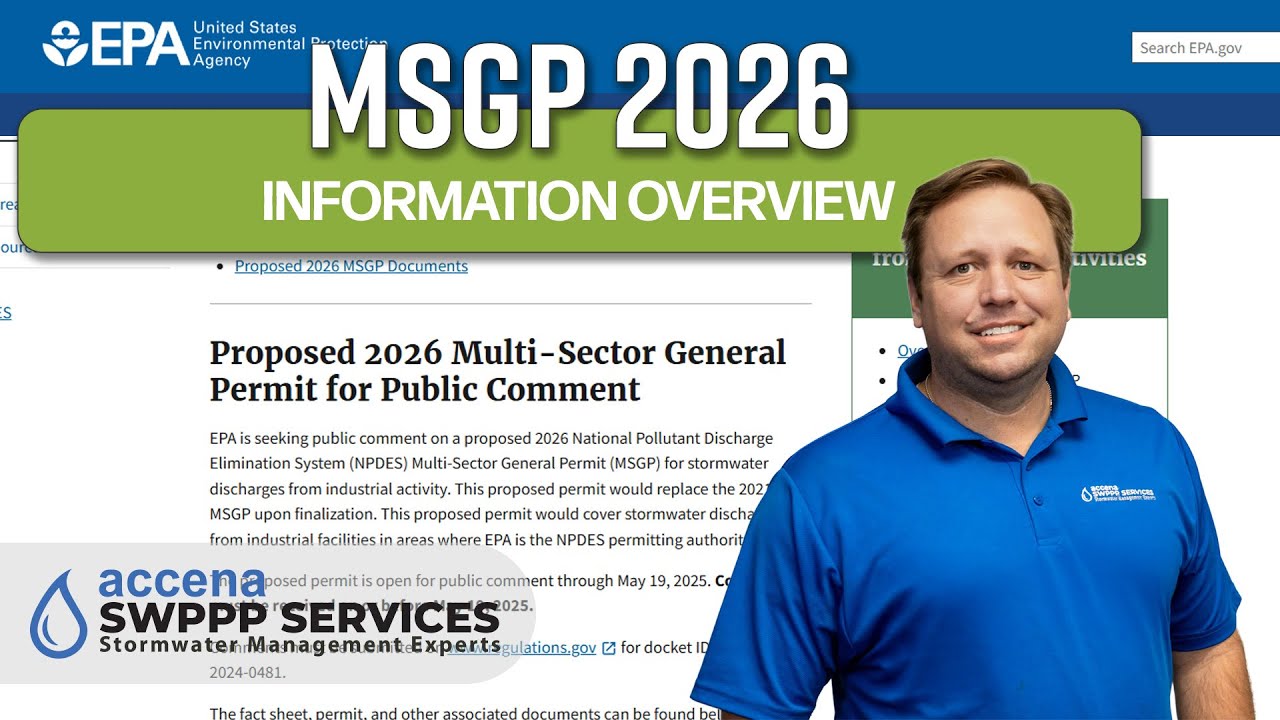 EPA's 2026 MSGP: What's Changing for Industrial Stormwater?
