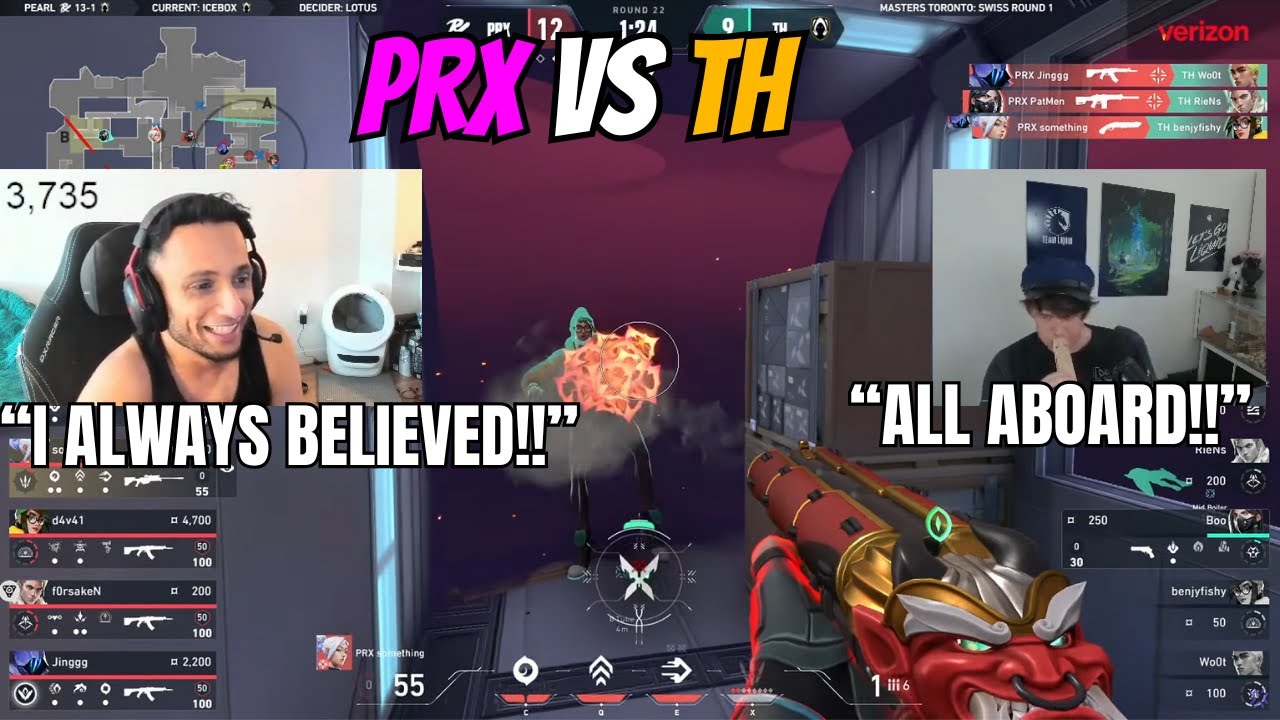 SLIGGY И FNS РЕАКЦИЯ НА МАТЧ PRX ПРОТИВ TEAM HERETICS!! | ОТКРЫТИЕ МАСТЕРС ТОРОНТО!!