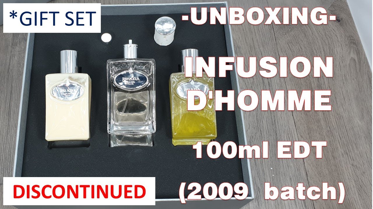 Unboxing Infusion d'Homme by Prada (2009 batch)