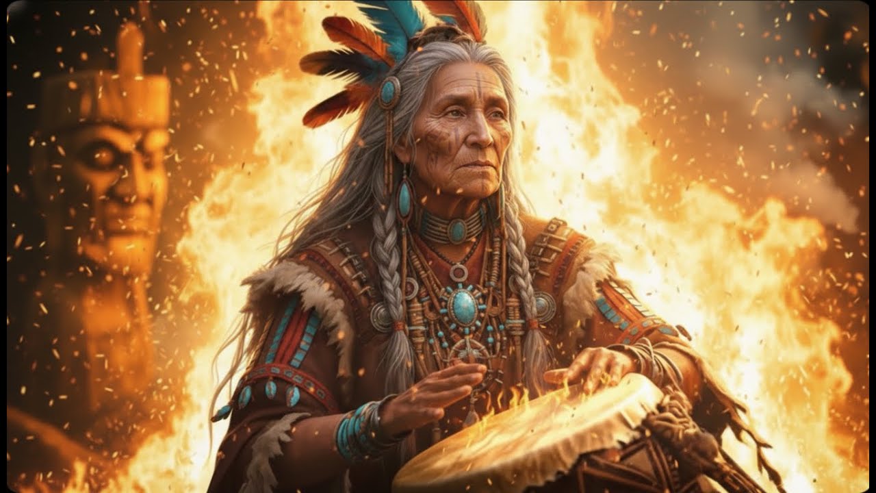 Ancestral Fire Ceremony — Connect with Spirit Guides | 528Hz Shamanic Drumming for Wisdom