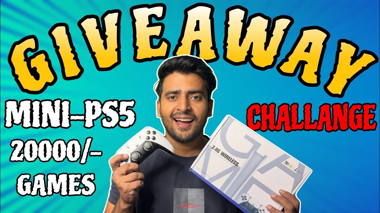 4K Games Stick Pro With Dual Ps5 Controller 20000+ Games ! Giveaway Challange