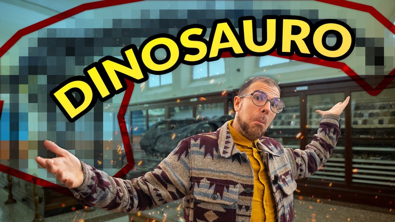 lo scheletro di DINOSAURO più grande d'Italia