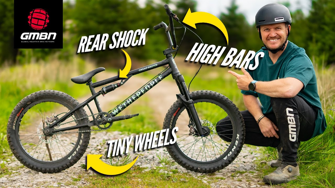 Безумный BMX с полной подвеской против байк-парка!