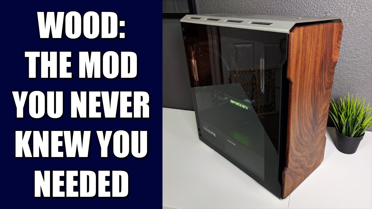 Gorgeous Front Panel Mod on the Phanteks EVOLV mATX TG