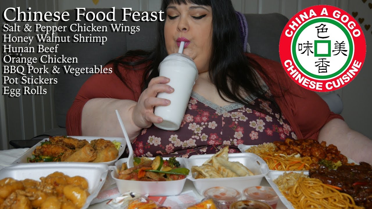 China A GoGo Chinese Food Feast Mukbang Eating Show