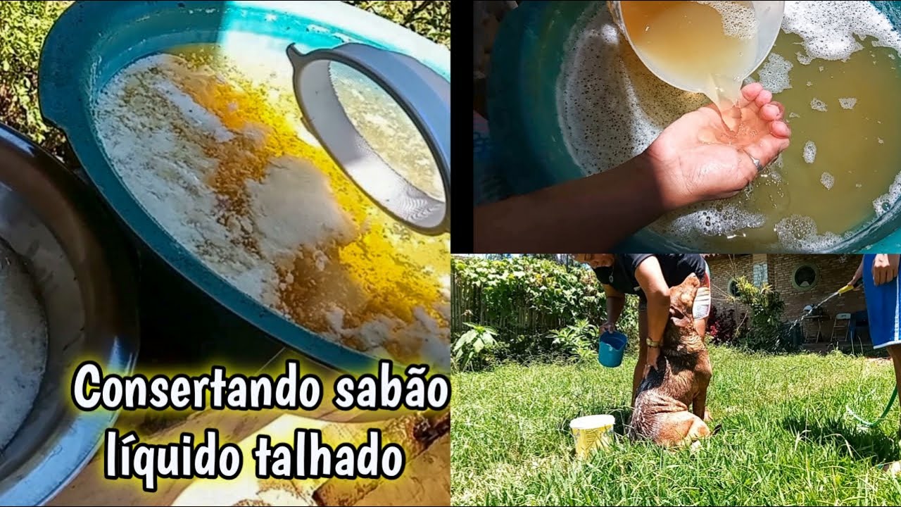 CONSERTANDO SABÃO LÍQUIDO QUE TALHOU! RESULTADO PERFEITO  THORZINHO JÁ USOU @Jaqueline do Arame home