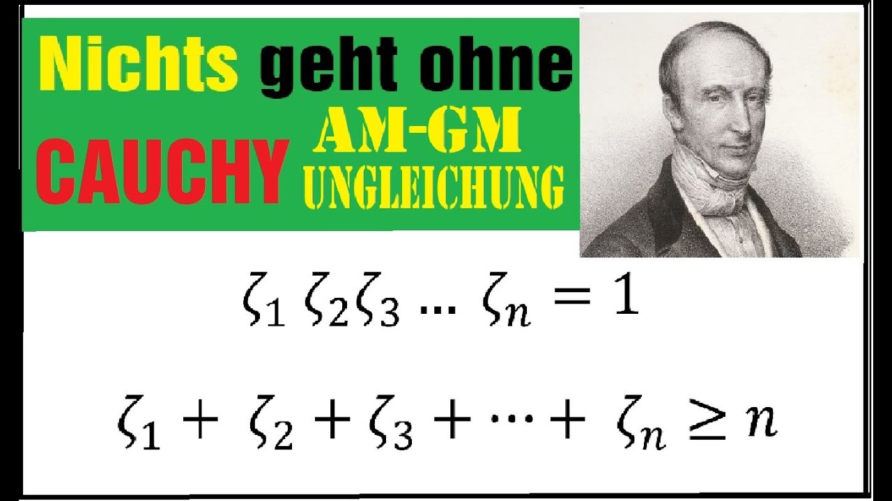 Mittelwertsatz von Cauchy: Beweis der AM GM Ungleichung durch vollständige Induktion
