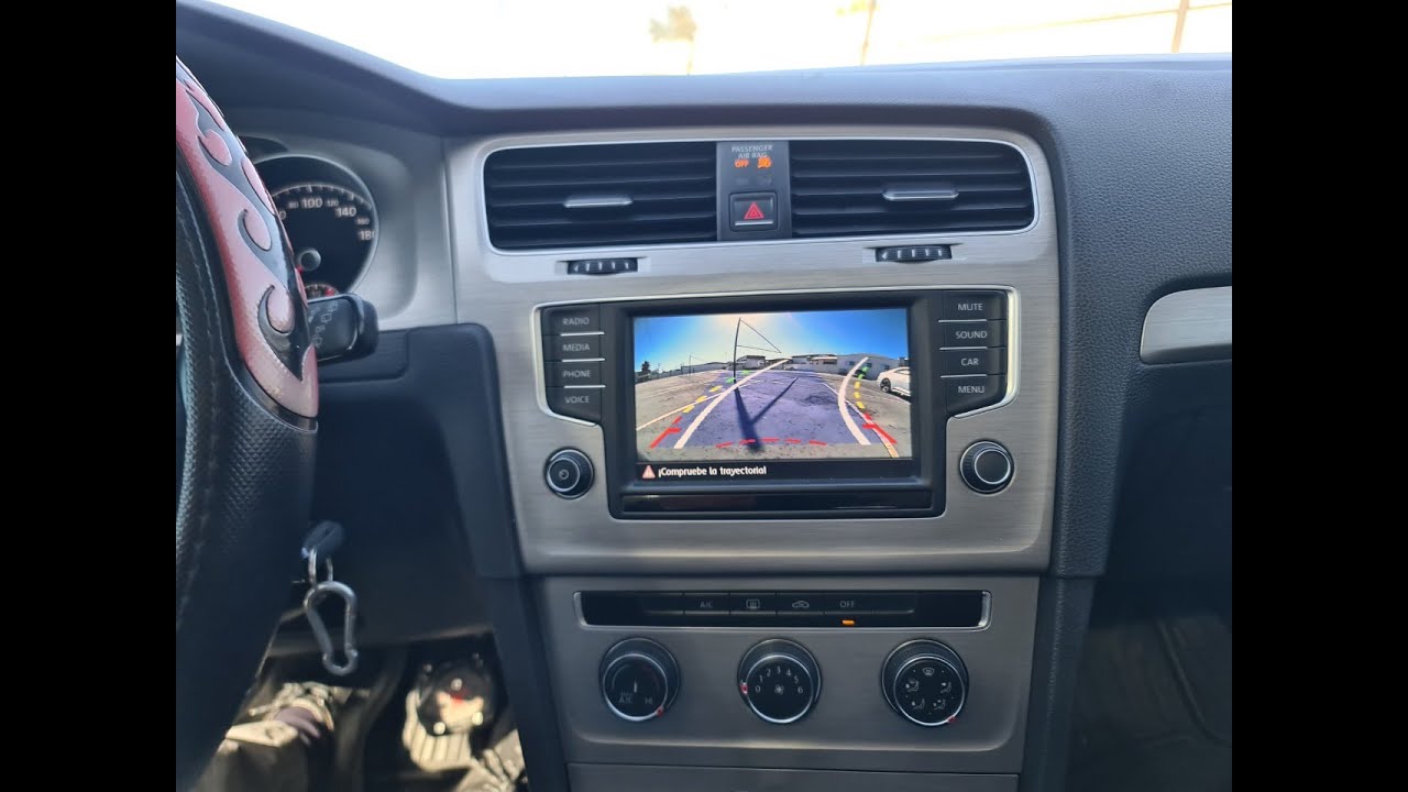 Instalacion De Camara De Reversa Para Volkswagen Golf /GTI 2015 2018