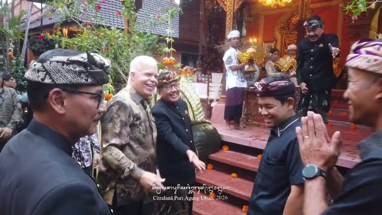 DUTA BESAR AMERIKA SERIKAT BERKUNJUNG KE PURI AGUNG UBUD