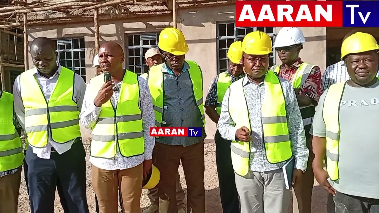 NEP Regional Commissioner John Otieno confirmed Wajir Affordable Housing Project is 55 % complete