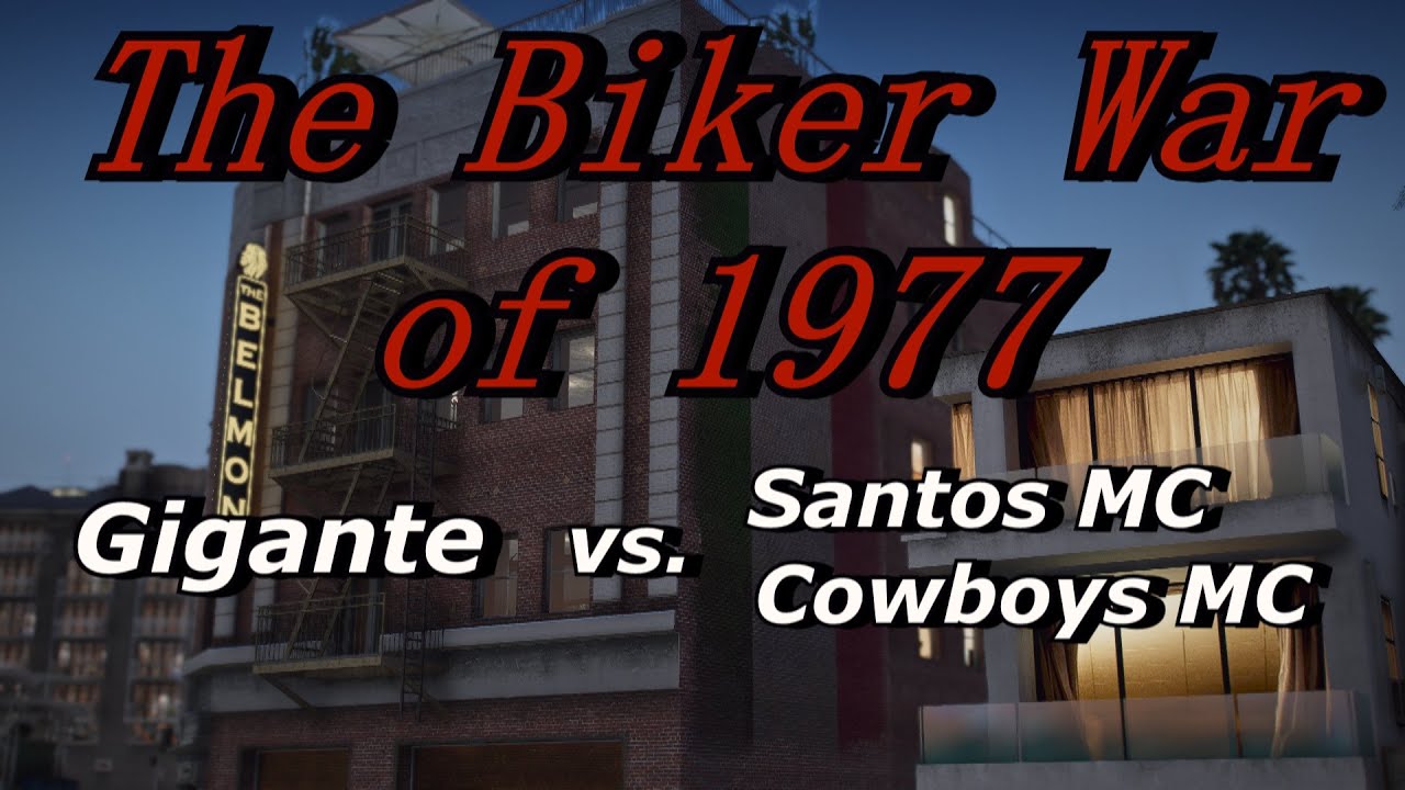 The Biker War of 1977 | Gigante vs. Santos MC & Cowboys MC | That 70s Roleplay