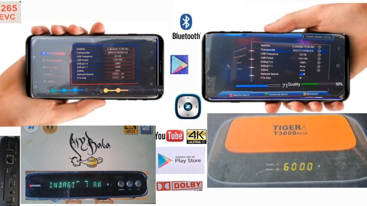 Alybaba A90000 4K Android Or Tiger 🐅 T3000 Mega Compare konse Best Hai