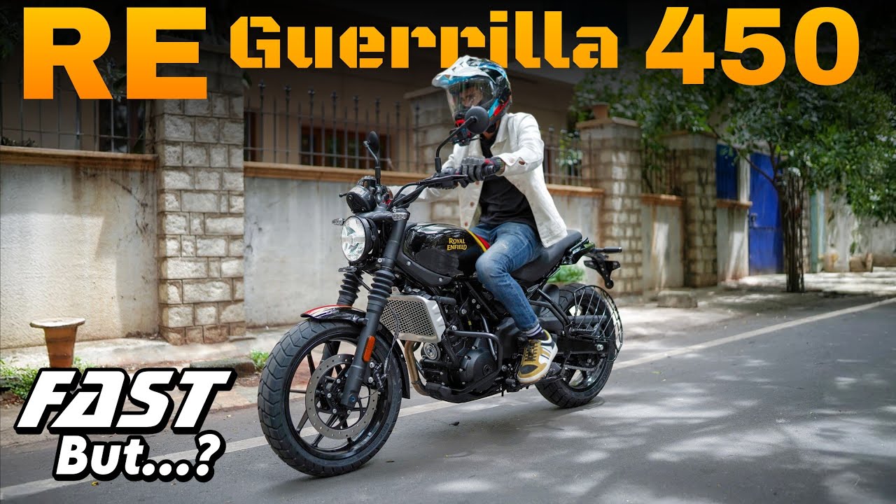 167 km Top Speed on the new RE Guerrilla 450 | Detailed Review in Kannada