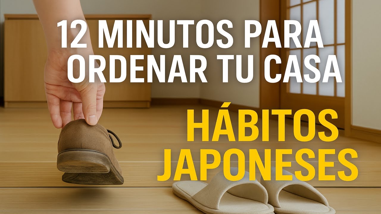 12 HÁBITOS JAPONESES para Ordenar tu Casa en SOLO 12 Minutos
